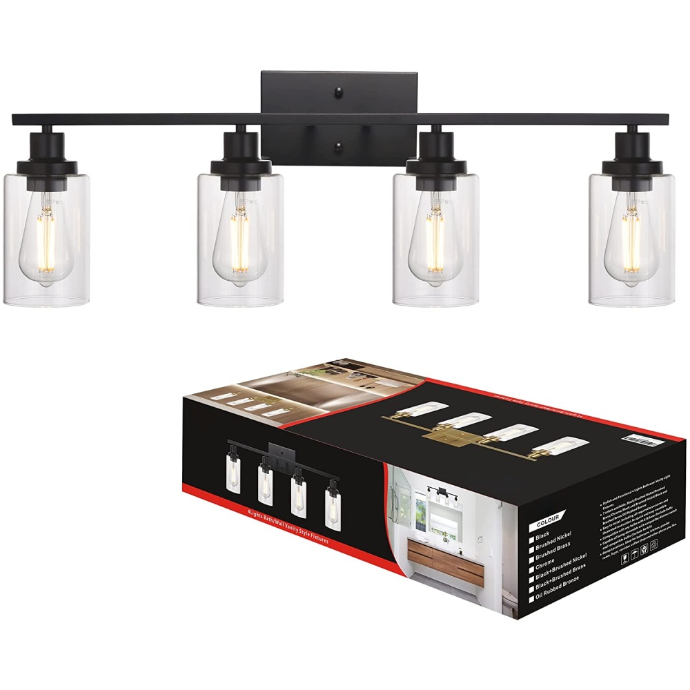 Clear Glass Wall Lighting, 6 Light: image 6
