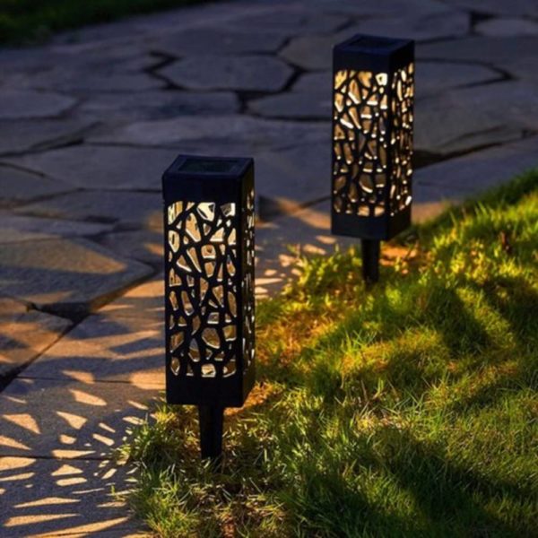 solar powered LED garden lights